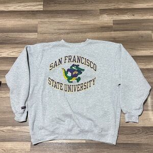 Y2k Jansport San Francisco State Crewneck Sweatshirt